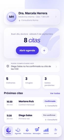 Inicio de LIA